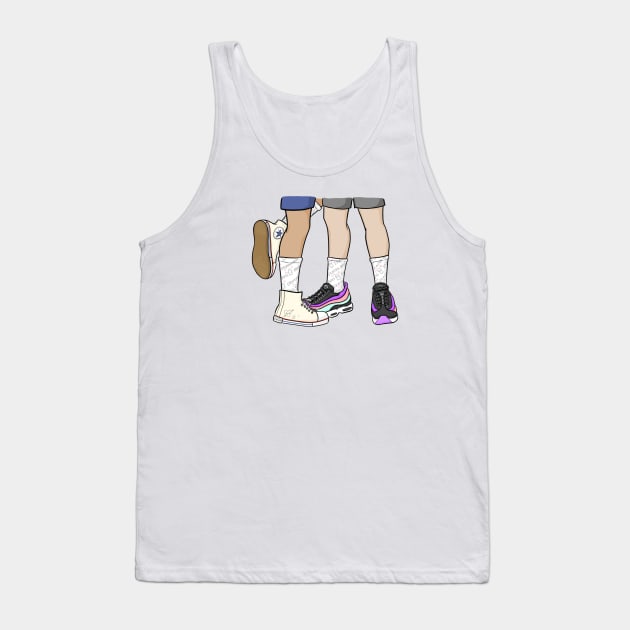 skater boy and drummer boy Tank Top by arttavern